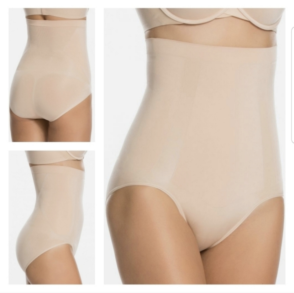 SPANX OnCore High-Waisted Brief in Soft Nude